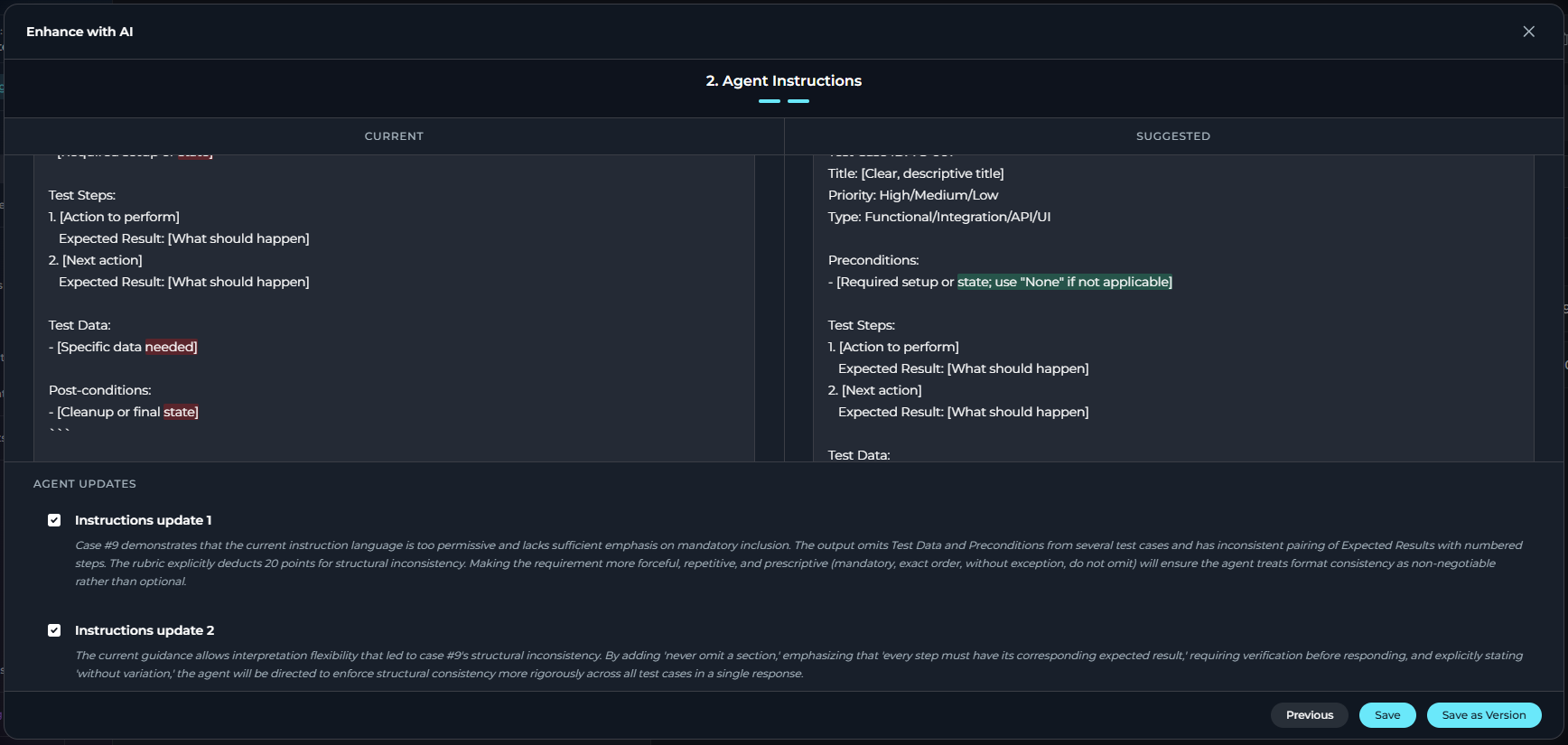 Result Actions