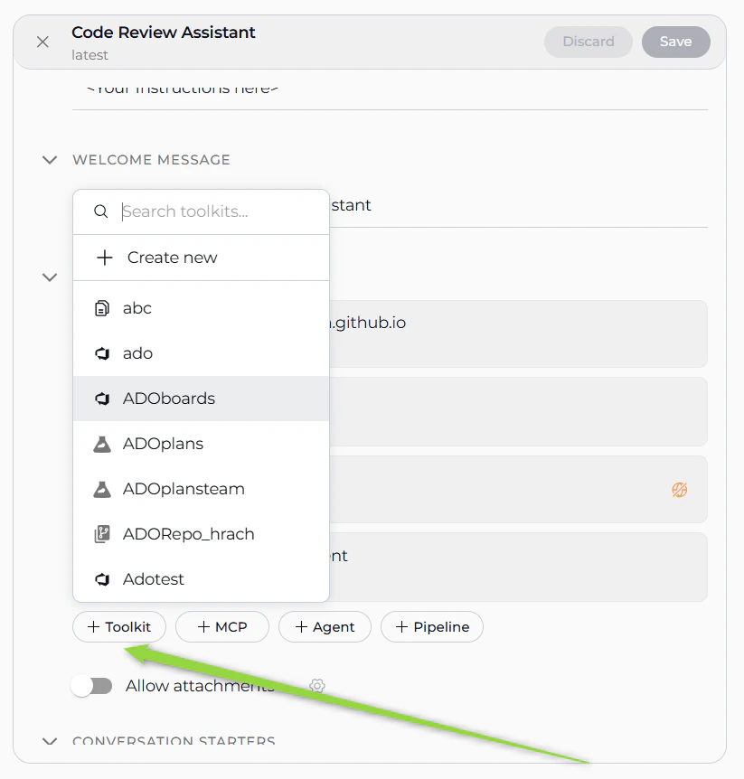 Agent Advanced Configuration