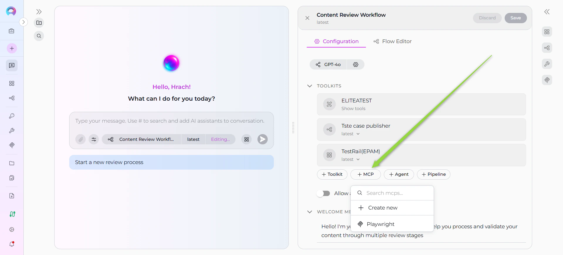 Pipeline MCP Configuration