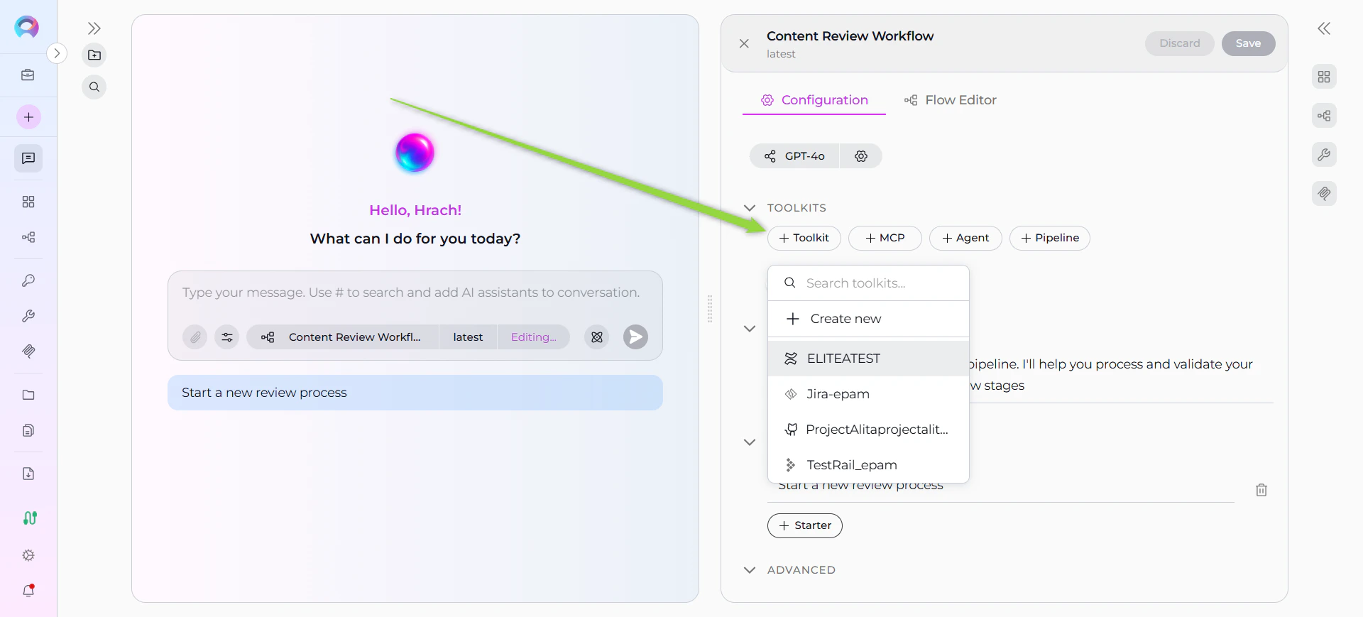 Pipeline Toolkit Configuration