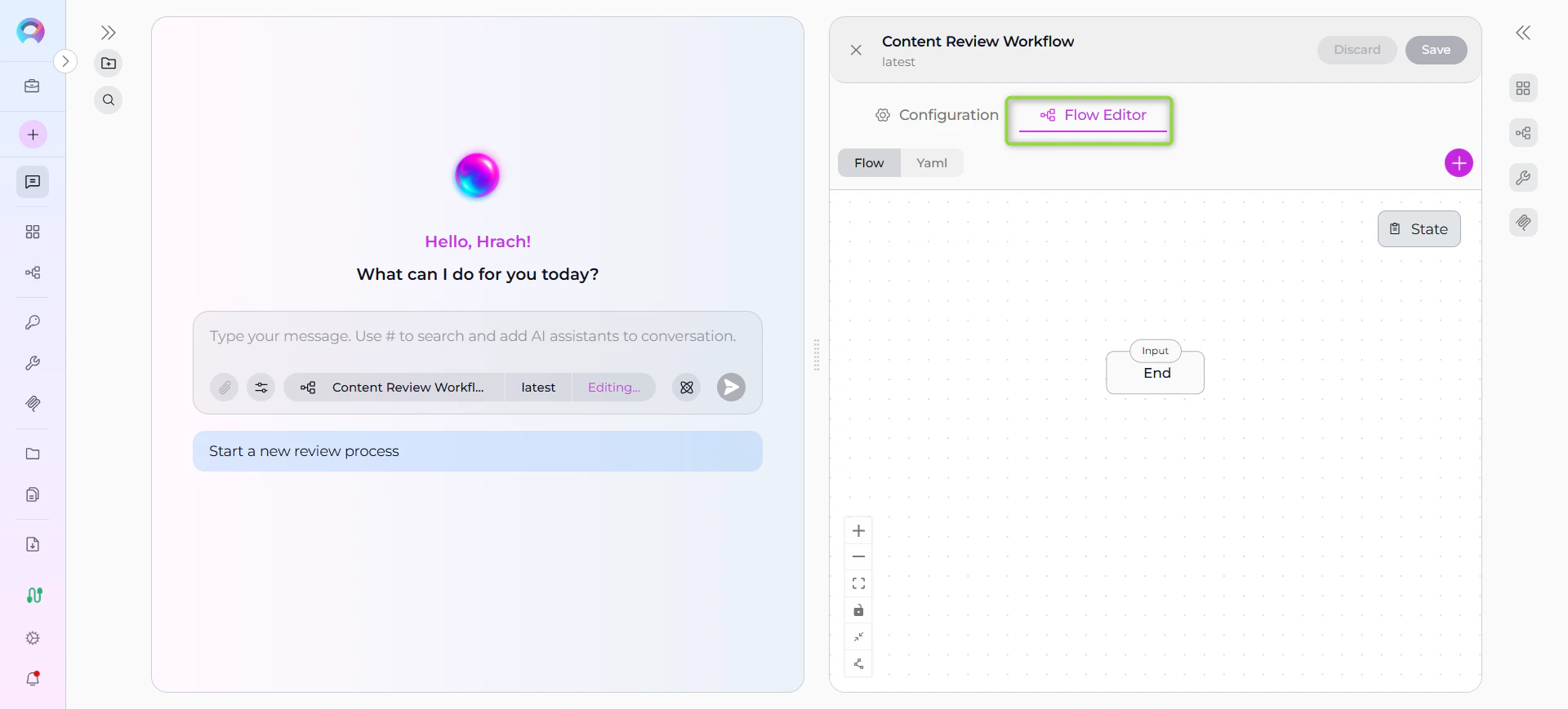 Pipeline Flow Editor