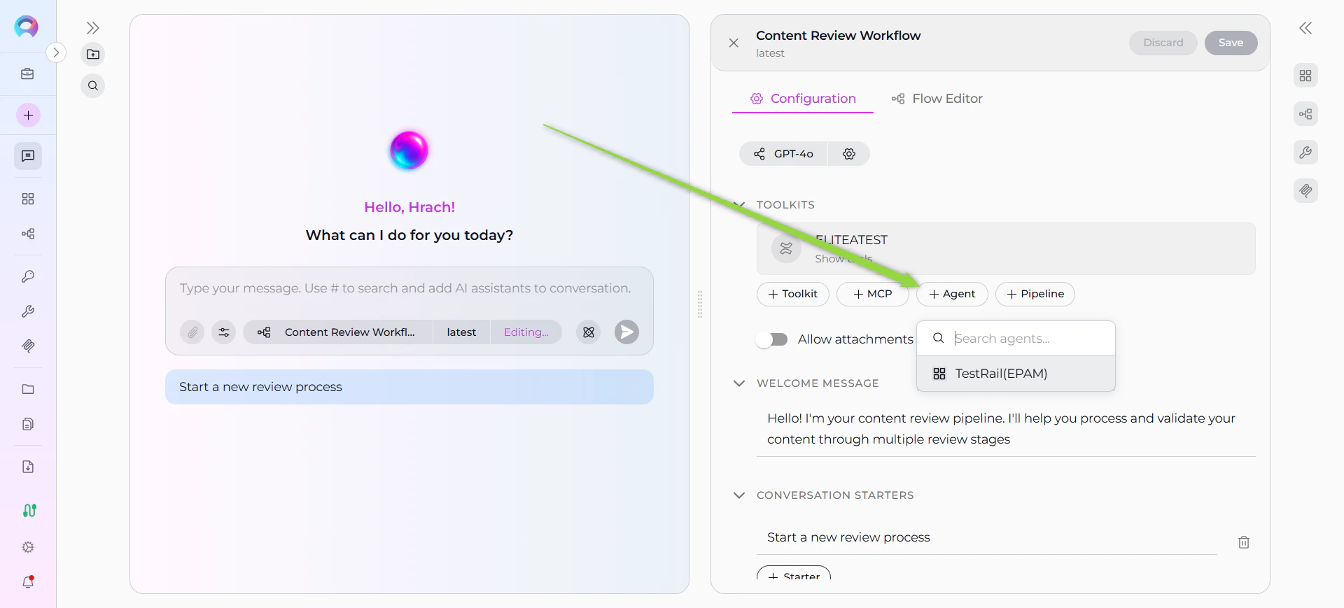 Pipeline Advanced Configuration