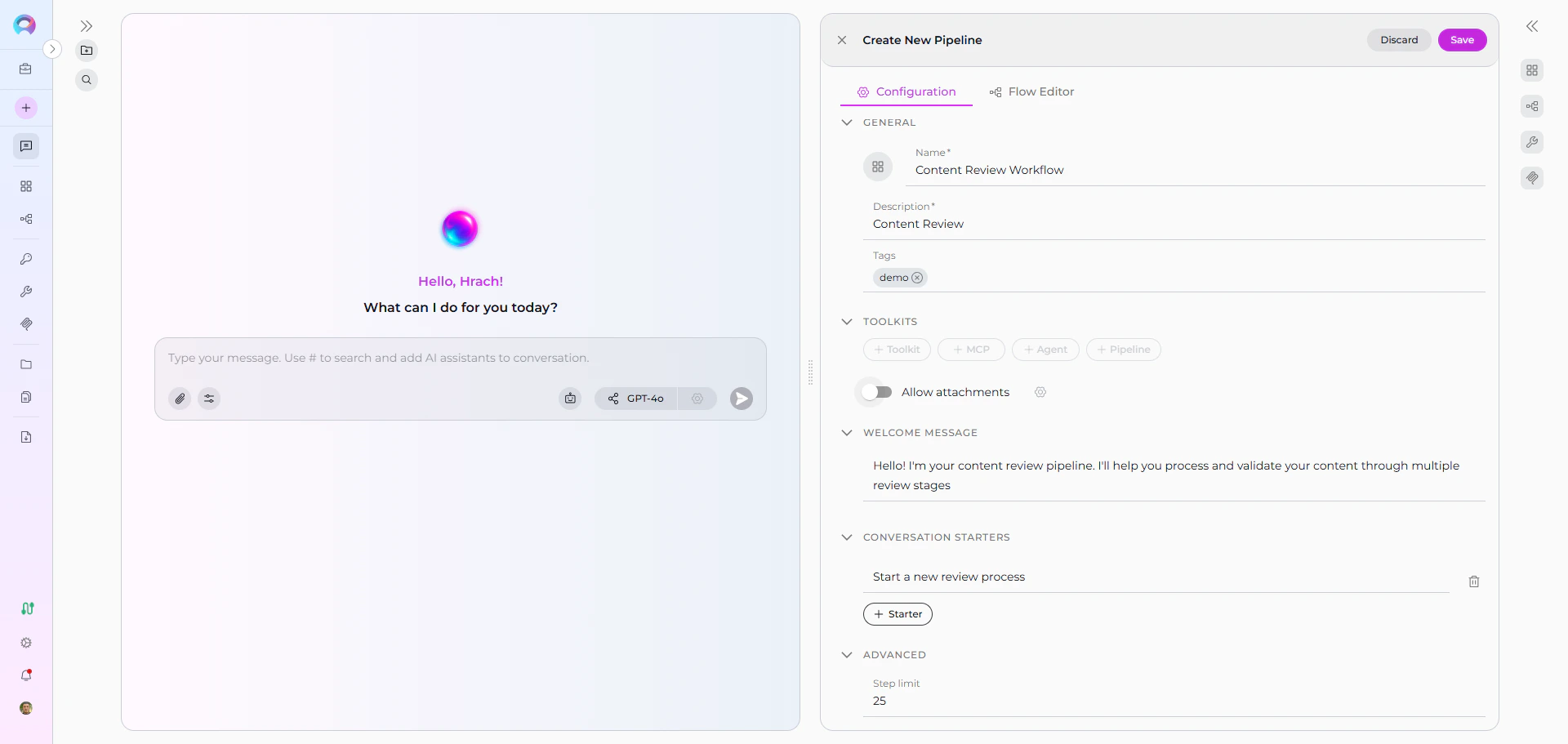 Pipeline Basic Configuration