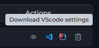 Download VSCode Settings