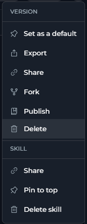 Delete Version