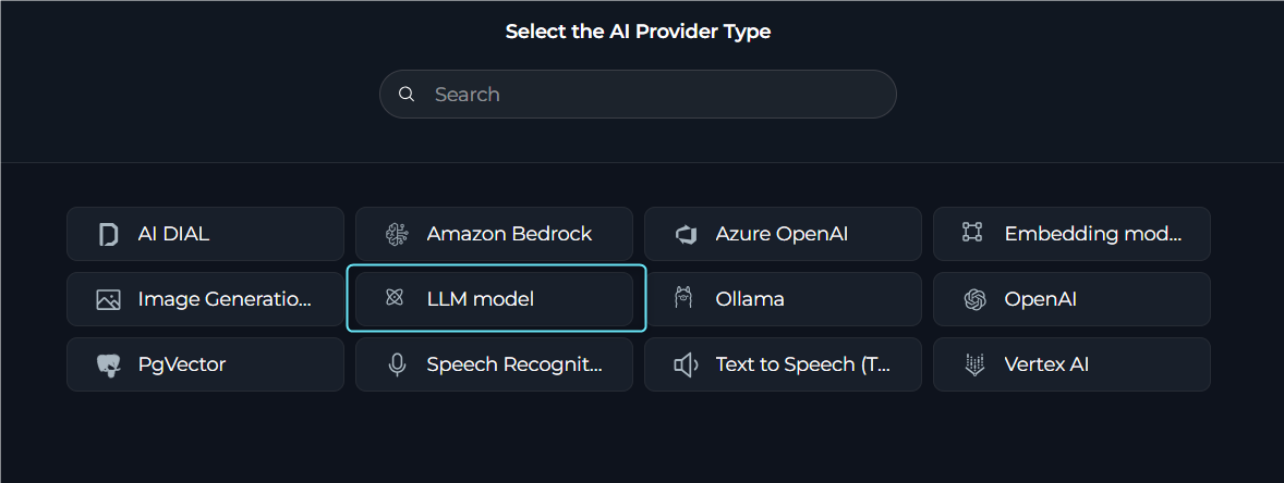 Select LLM