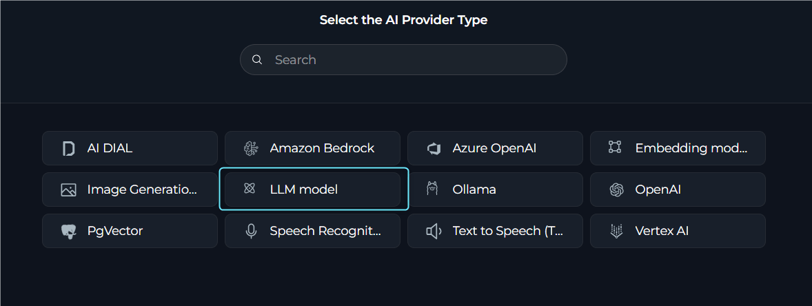 Select LLM