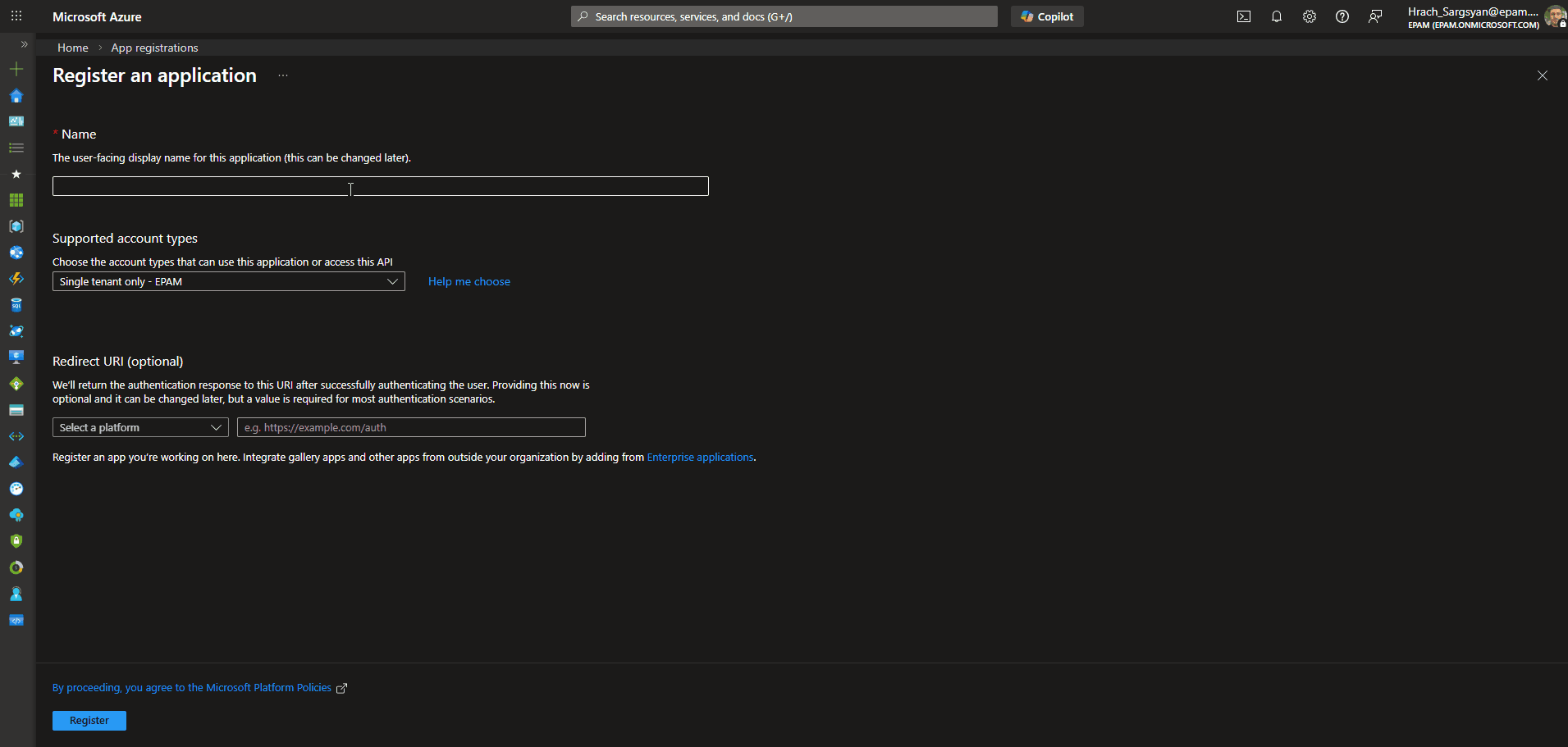 SharePoint-Register_an_Application