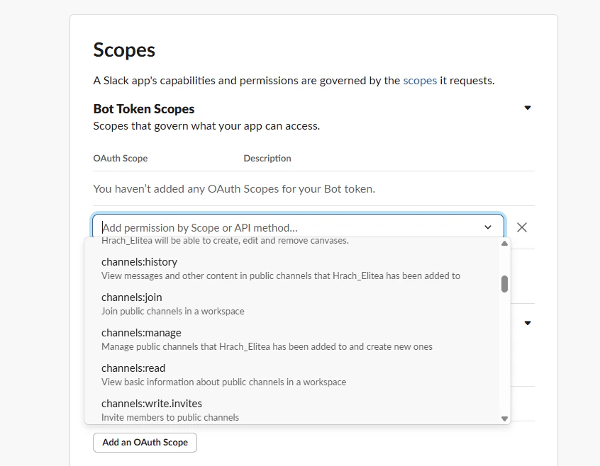 Bot-Scopes