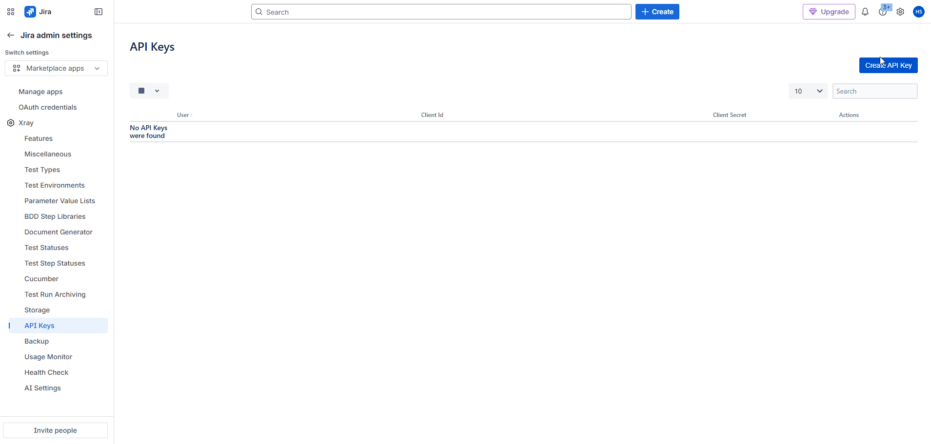 XrayCloud-Create_API_Key