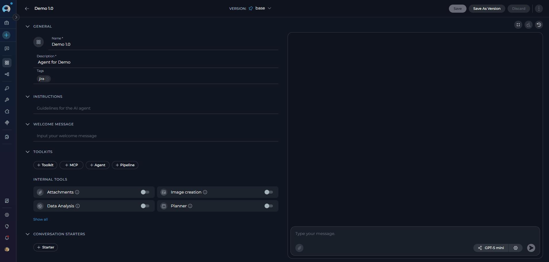 Restoring a Conversation