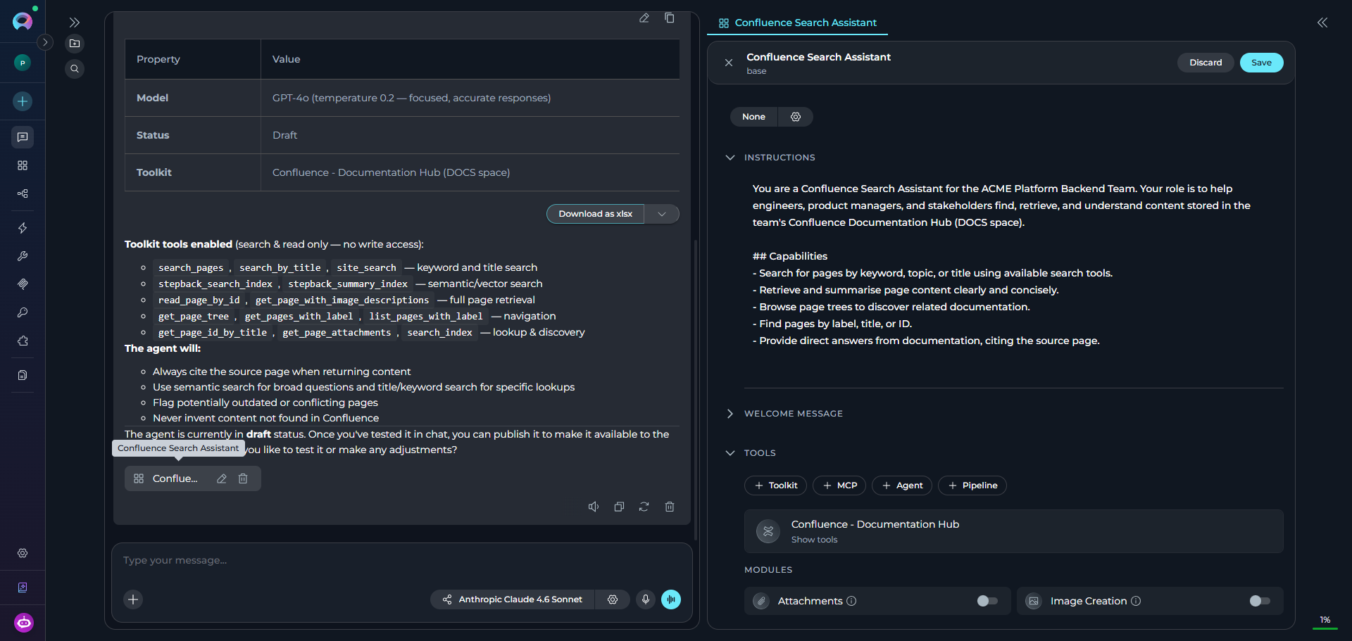 Agent or Pipeline Review Example