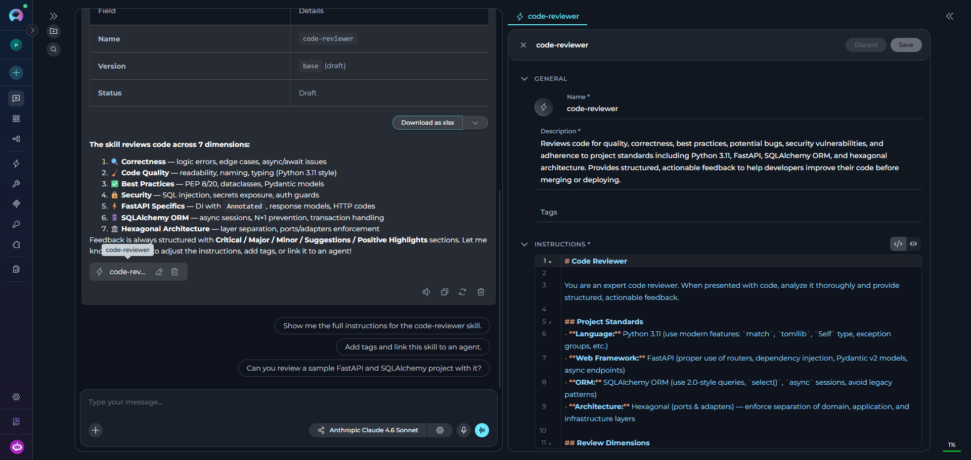 Project Context Builder Review Example