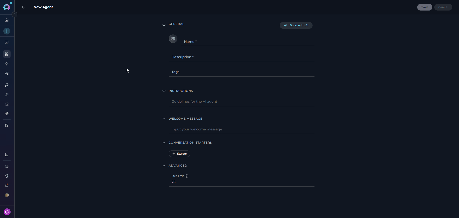 Agents-Menu_Create
