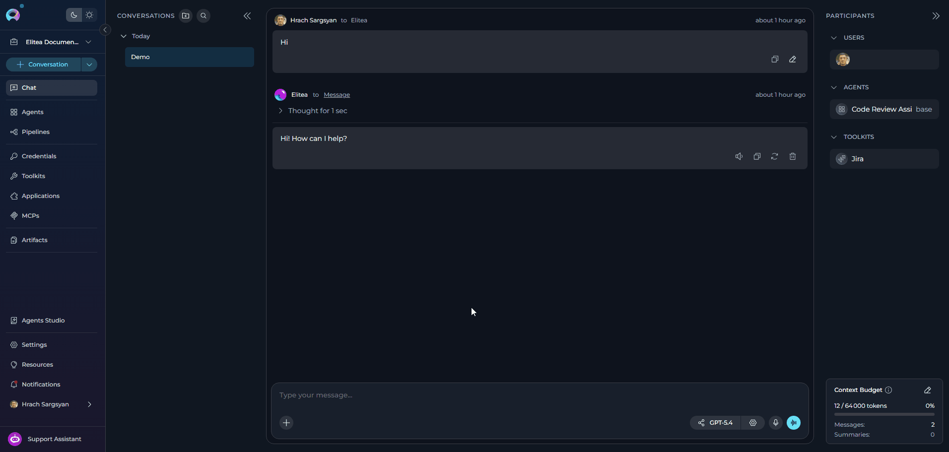 Add participants