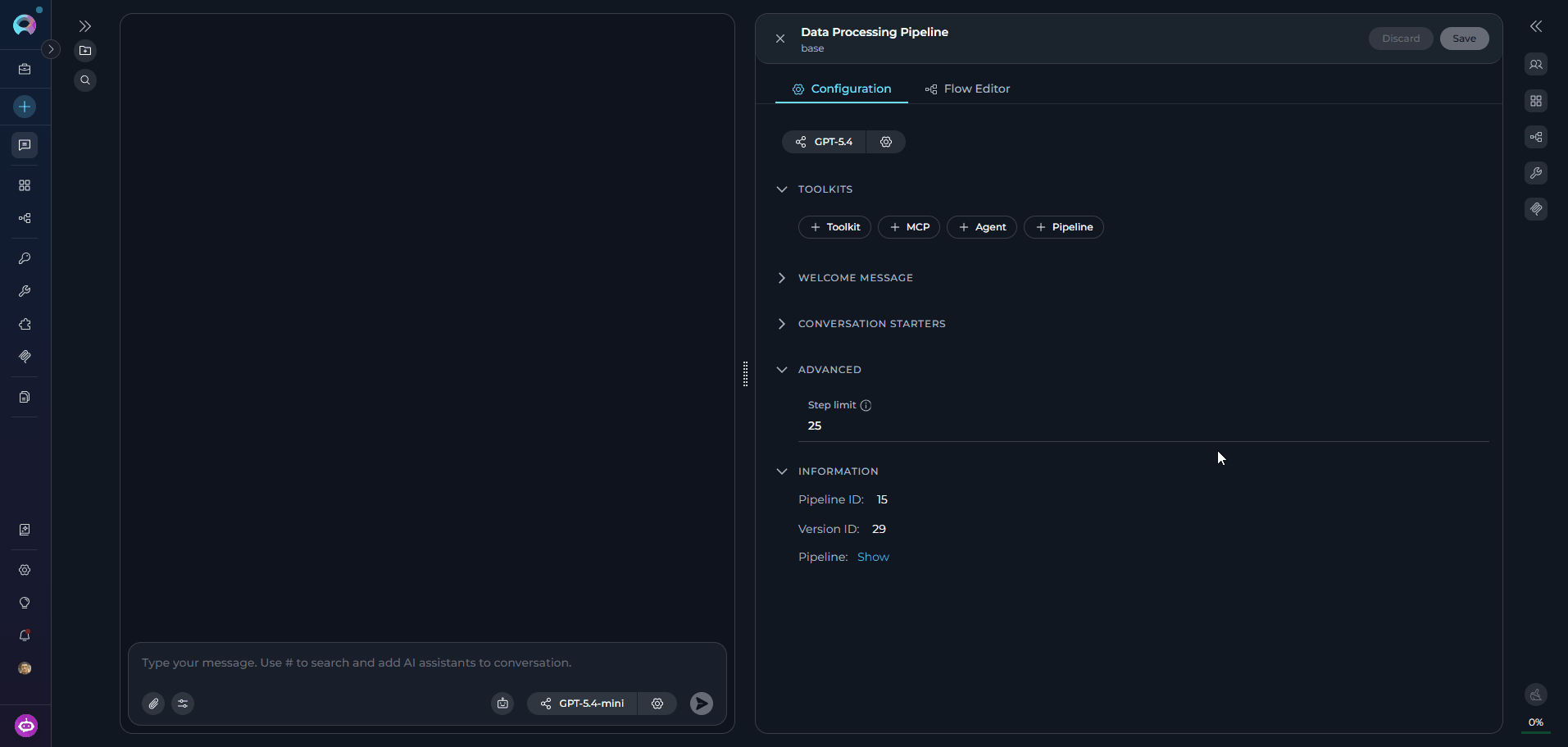 Pipeline Toolkit Configuration