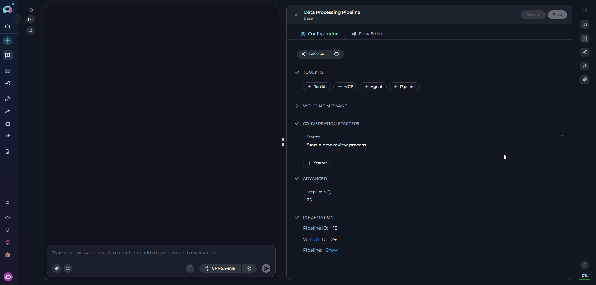 Pipeline Nested Pipelines