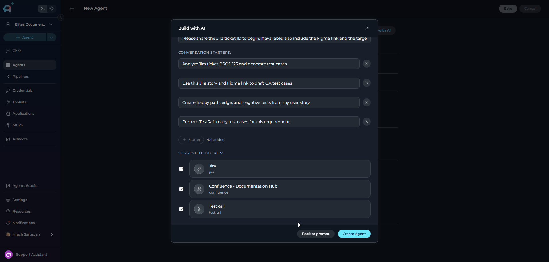 Build with AI Create