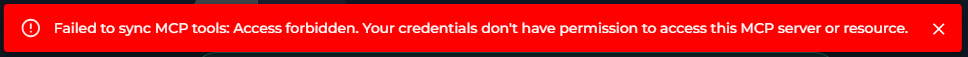 EPAM MCP No Access