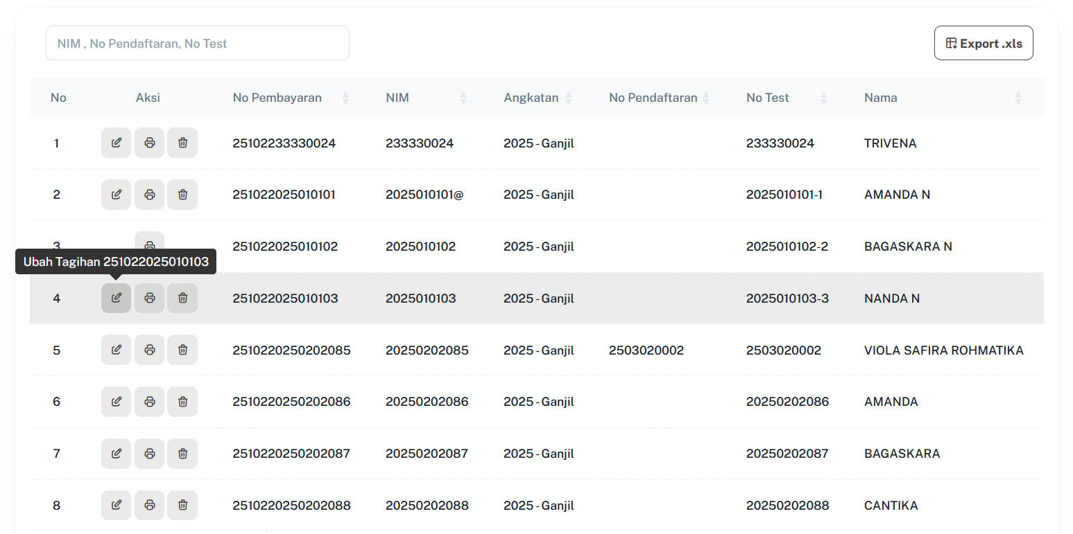 Listriwayatpengaturantagihan Pn