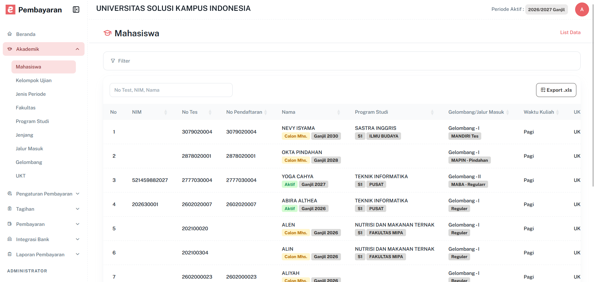 Halamanakademikmahasiswa