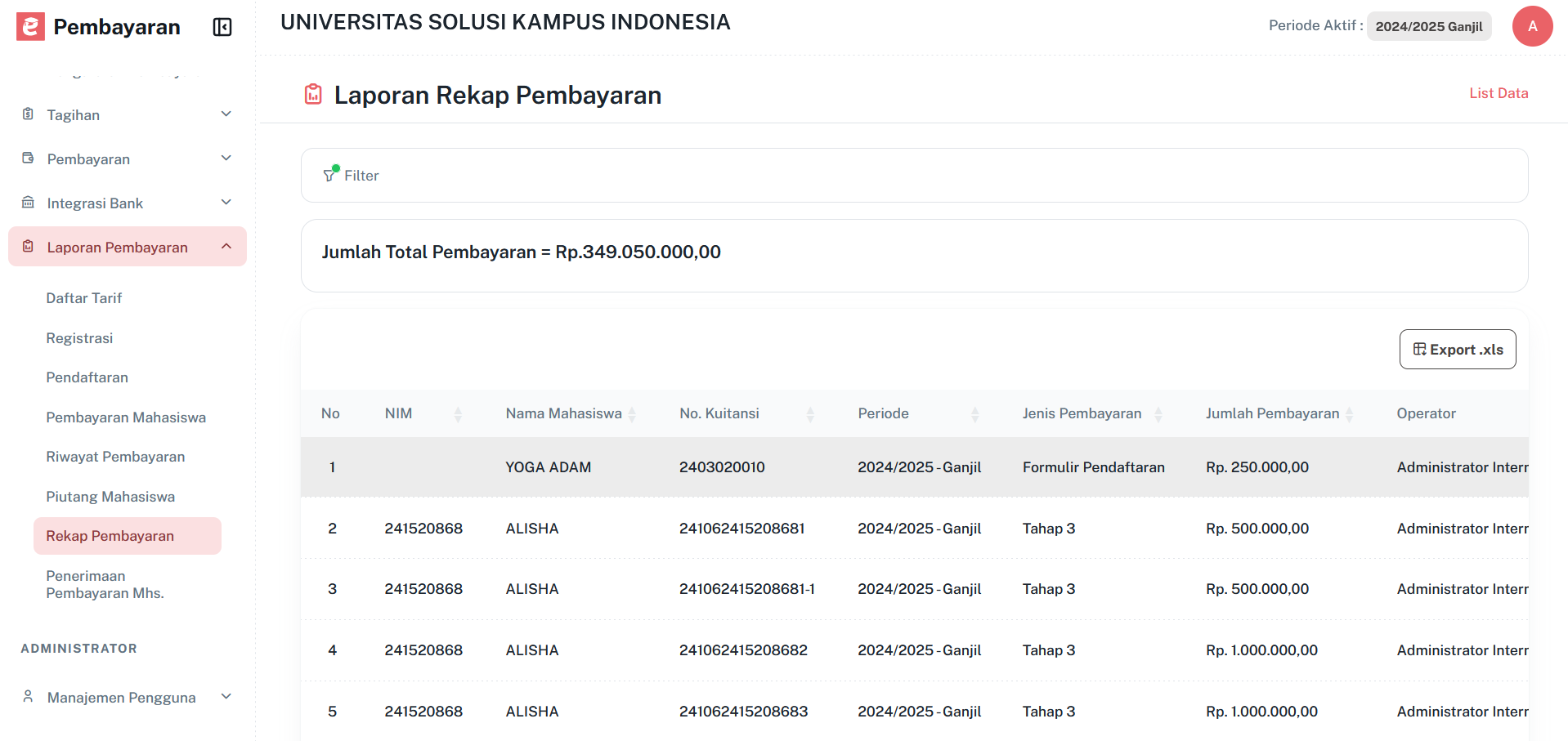 Laporanrekappembayaran 1