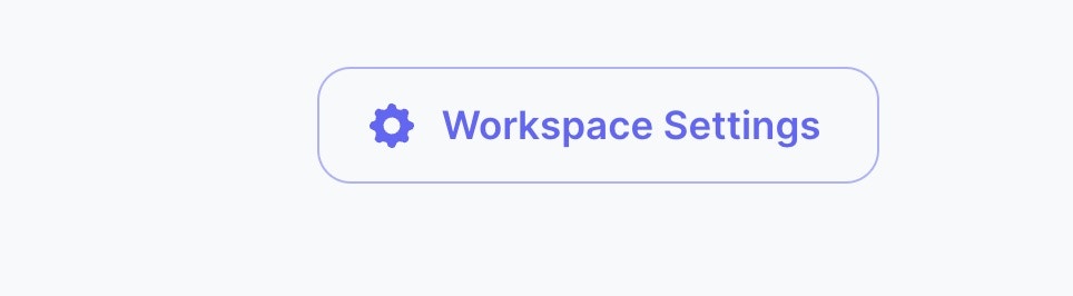 Workspace settings button