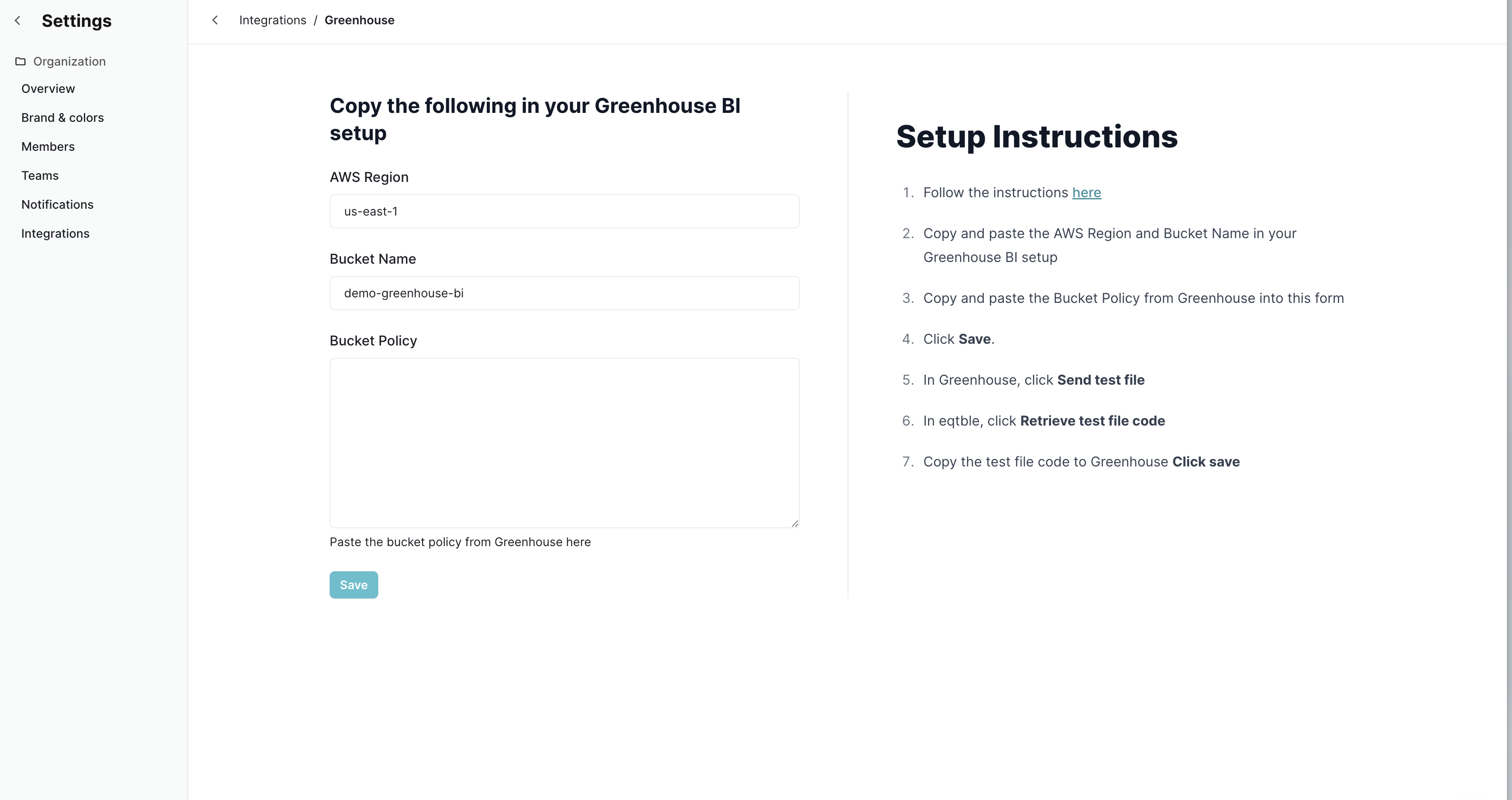 Greenhouse BI Connector