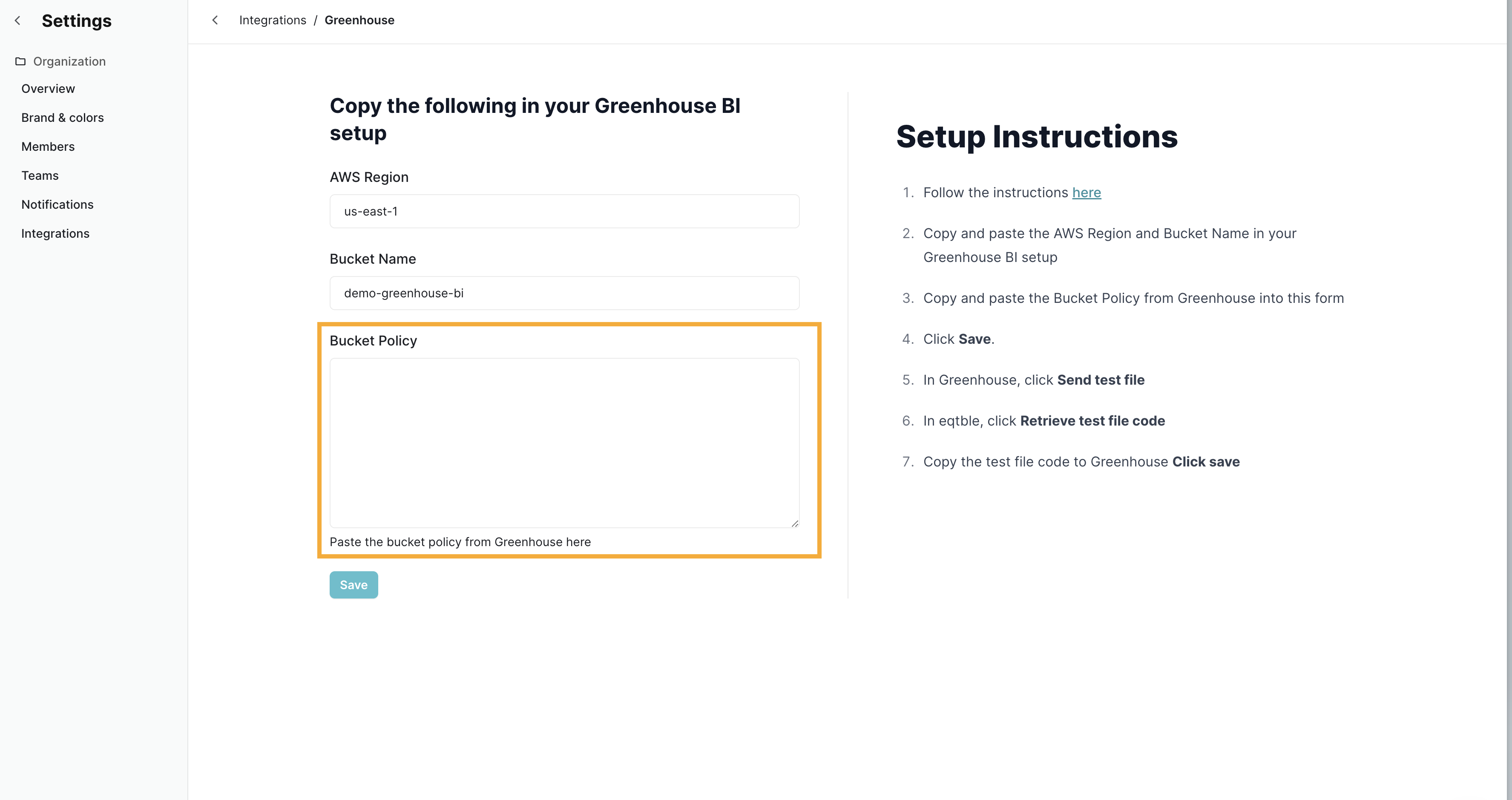 Greenhouse BI Connector