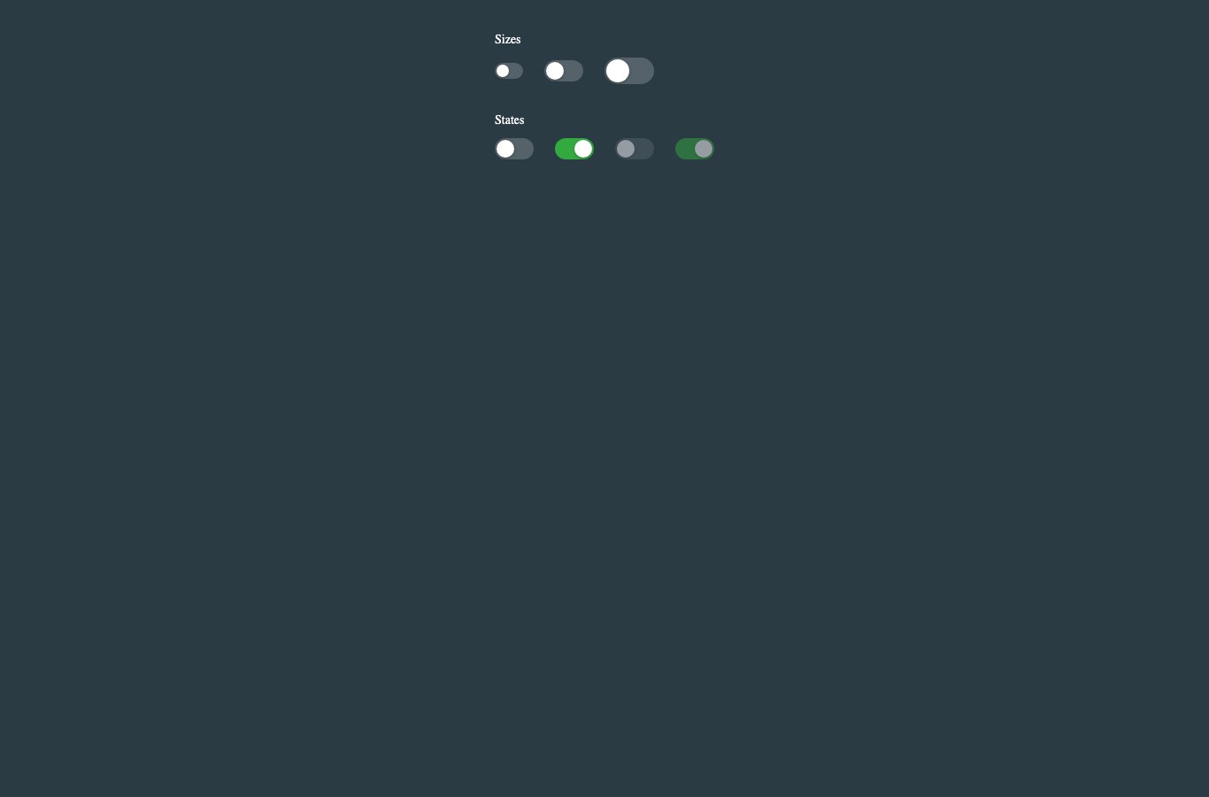 EquaSwitch dark theme