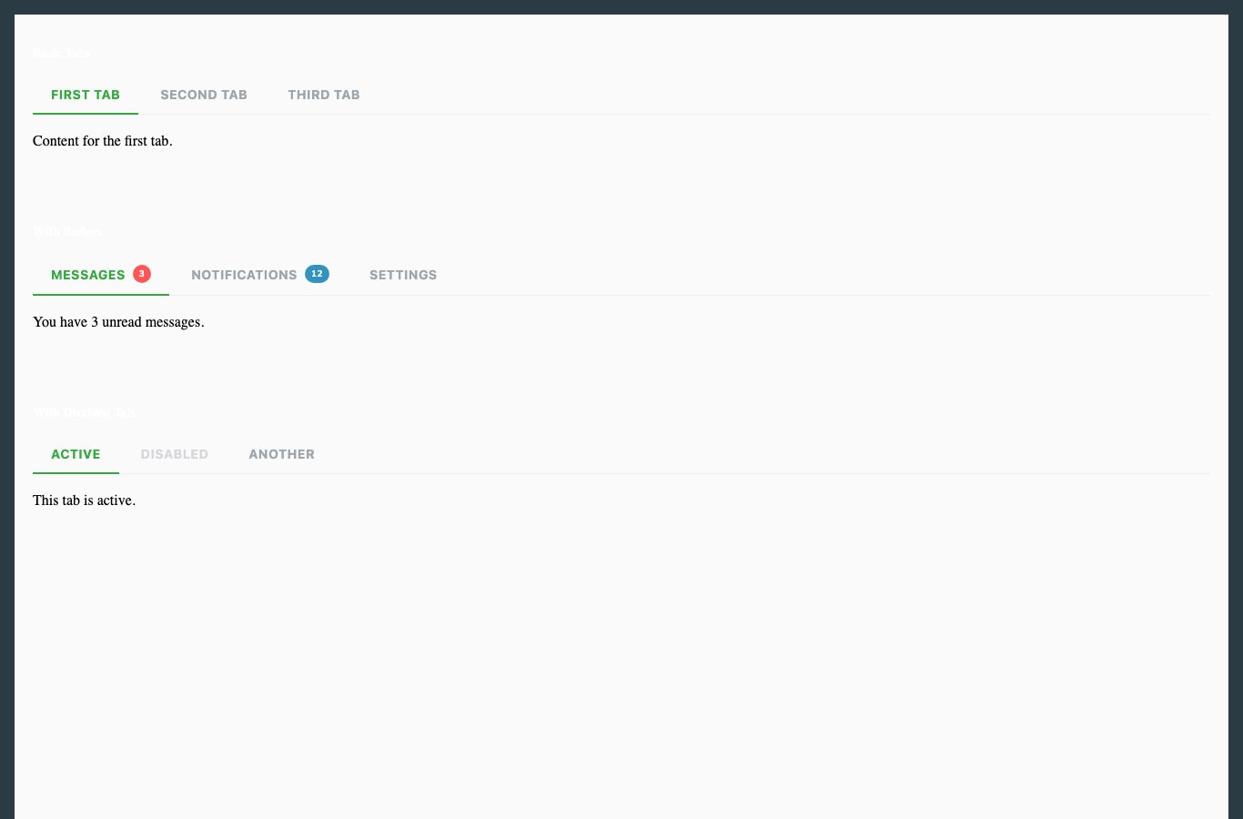 EquaTabs light theme