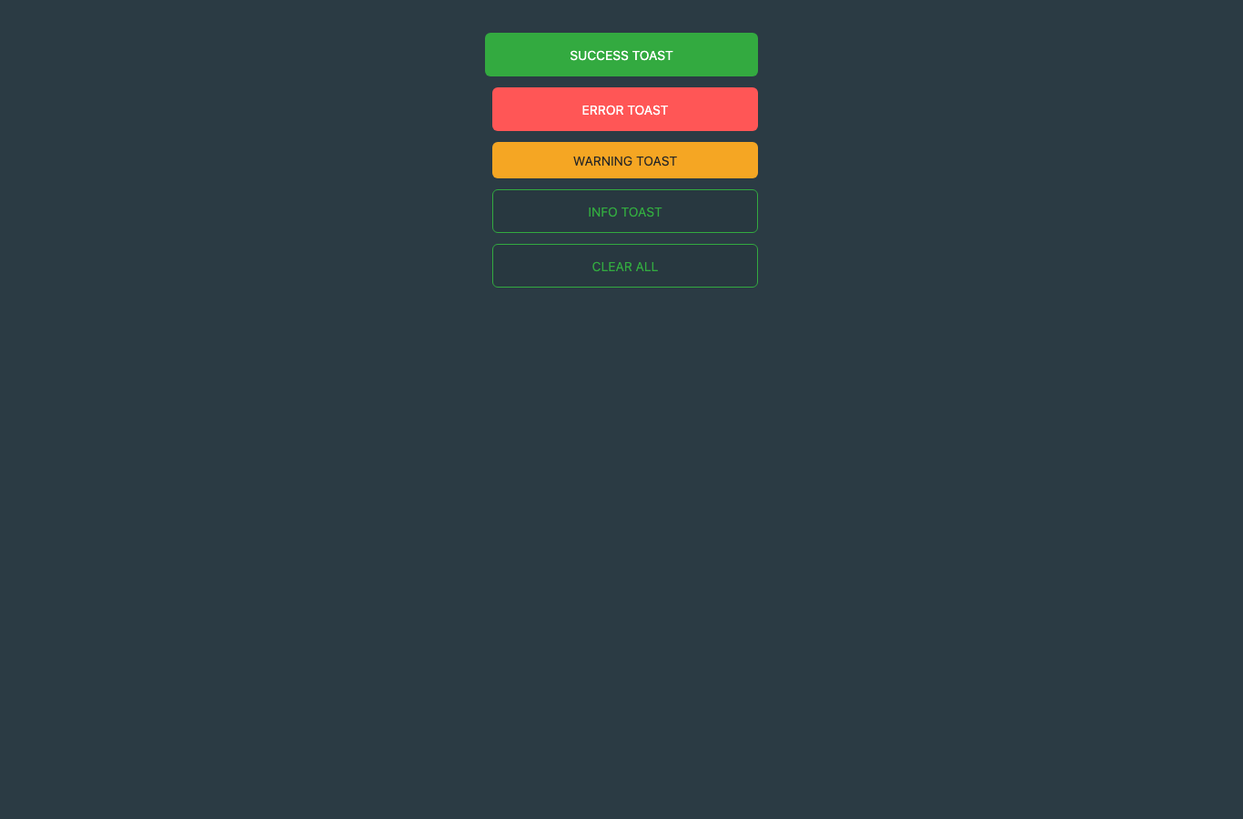 EquaToast dark theme