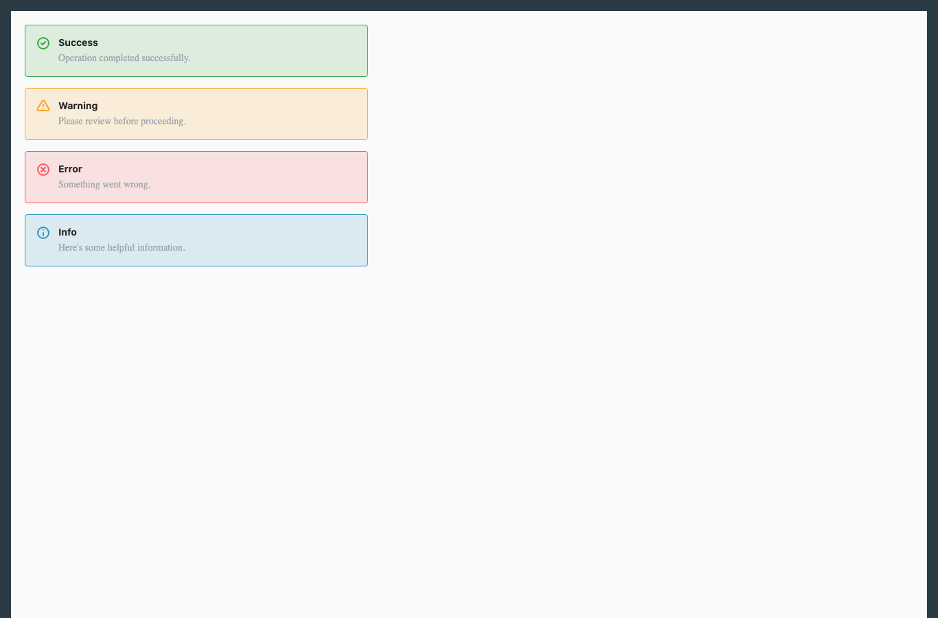 EquaAlert light theme