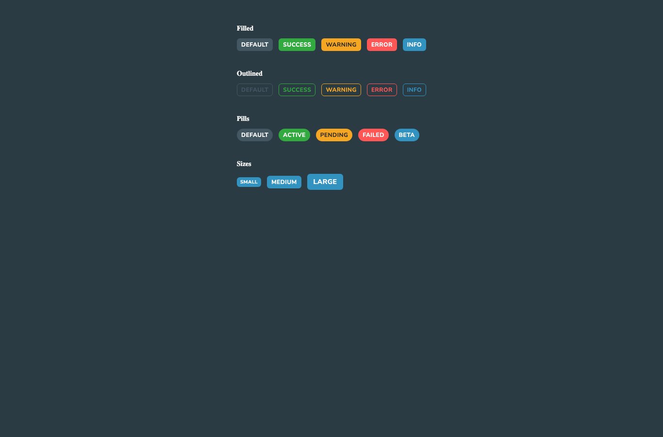 EquaBadge dark theme