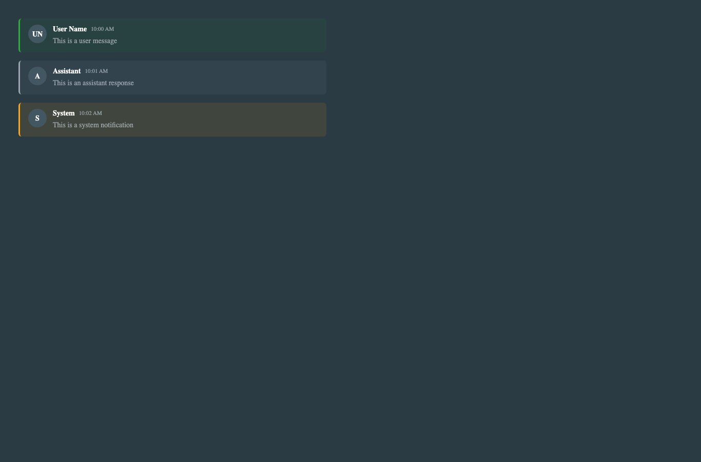 EquaChatBubble dark theme