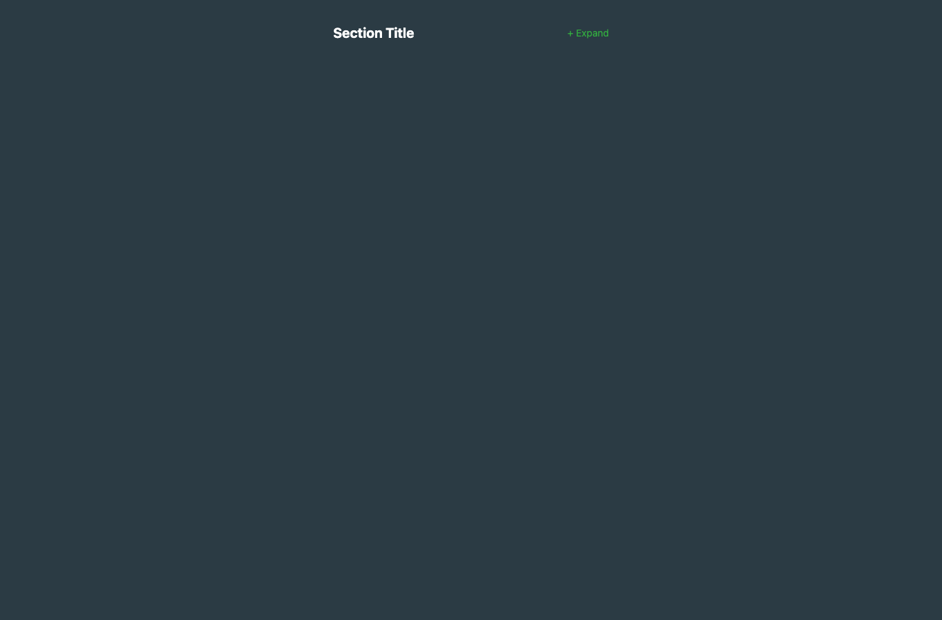 EquaCollapsible dark theme