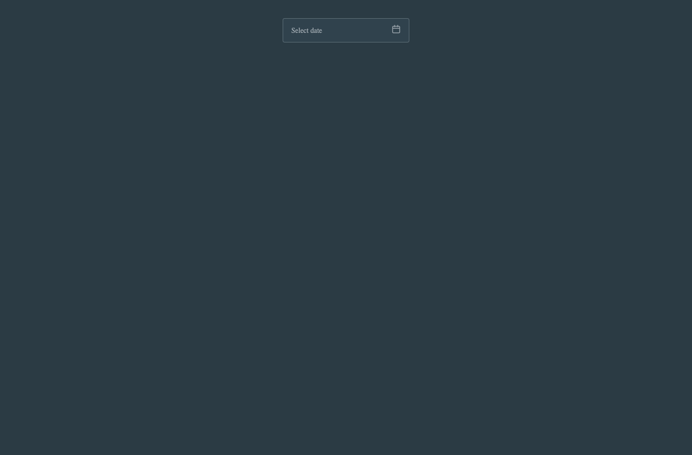 EquaDatePicker dark theme