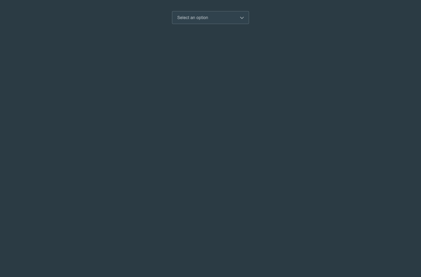 EquaDropdown dark theme