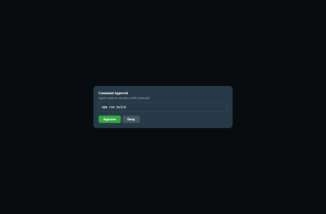 EquaExecApproval dark theme