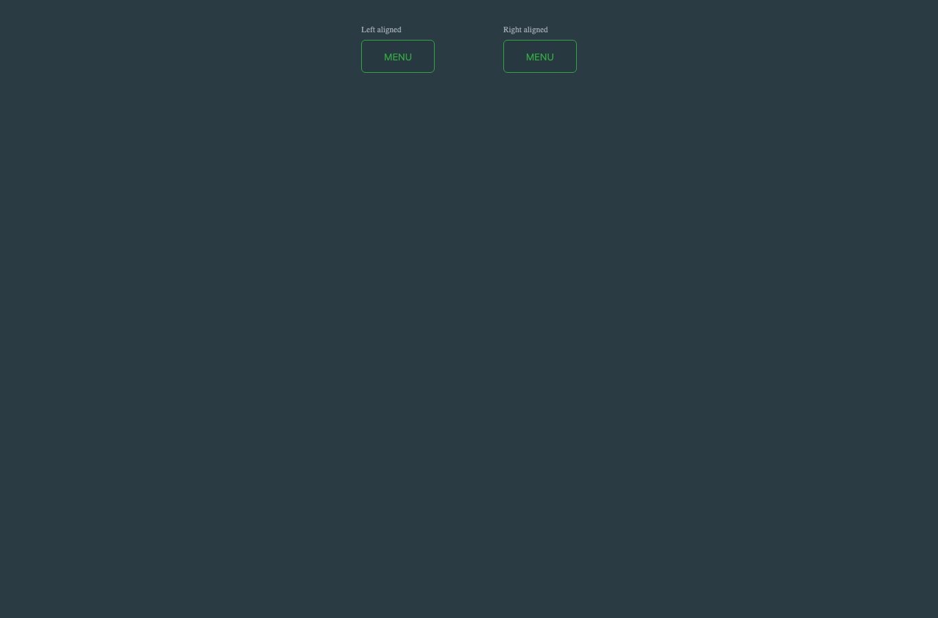 EquaMenu dark theme