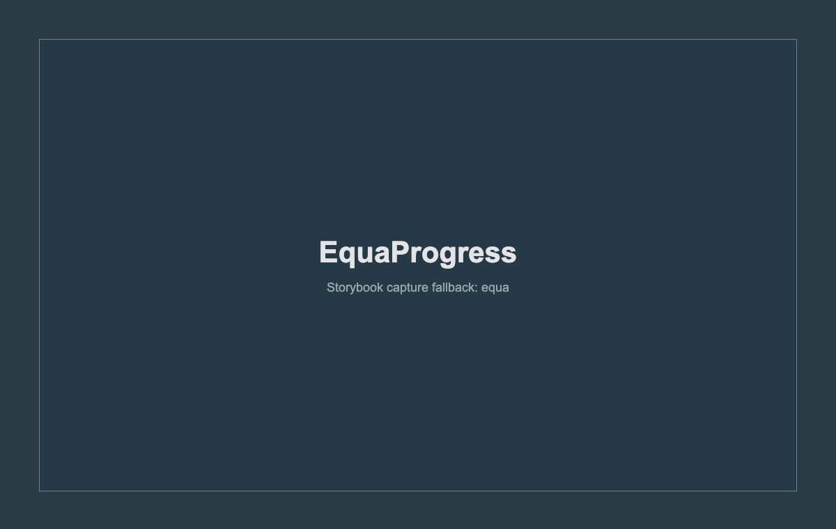 EquaProgress dark theme