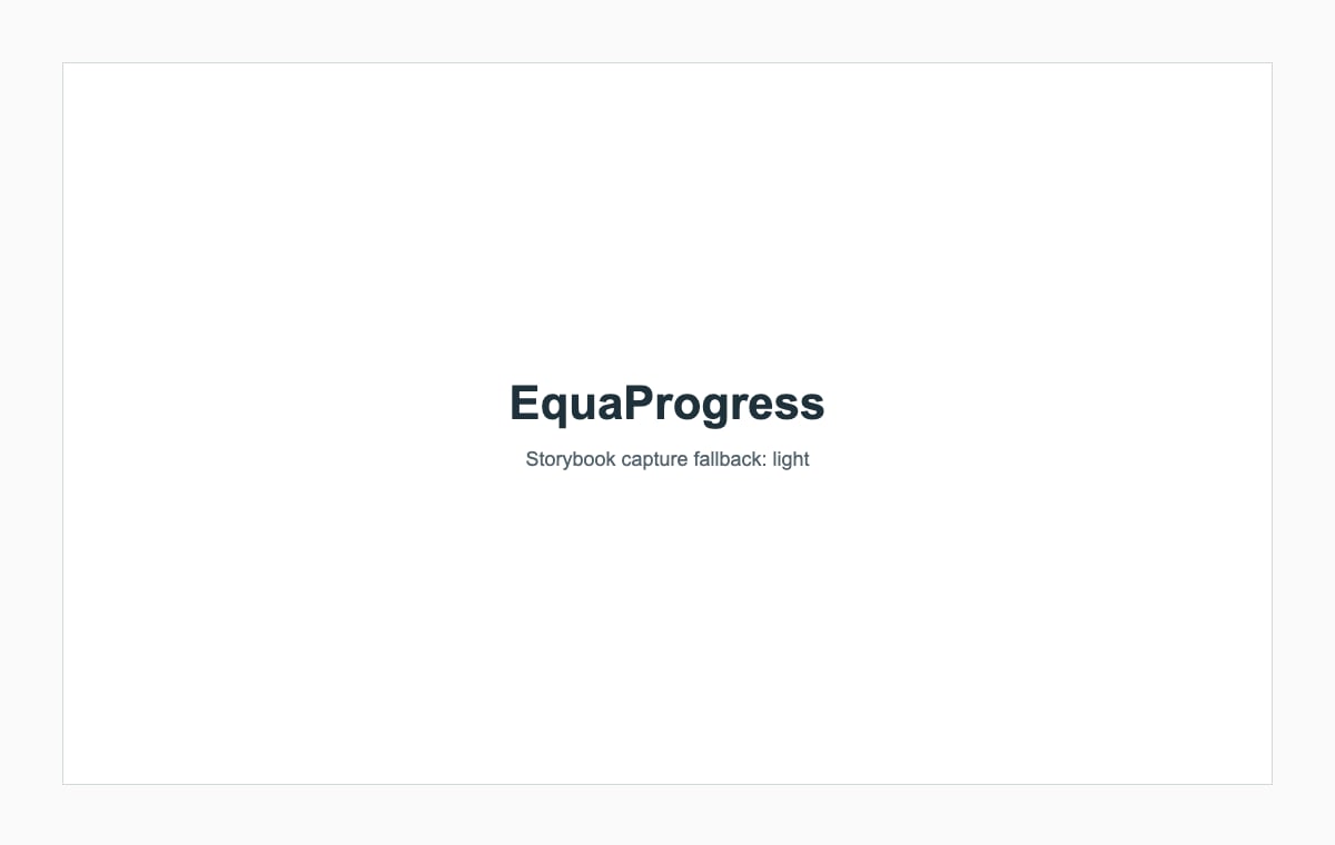 EquaProgress light theme