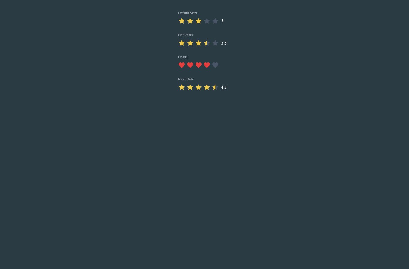 EquaRating dark theme