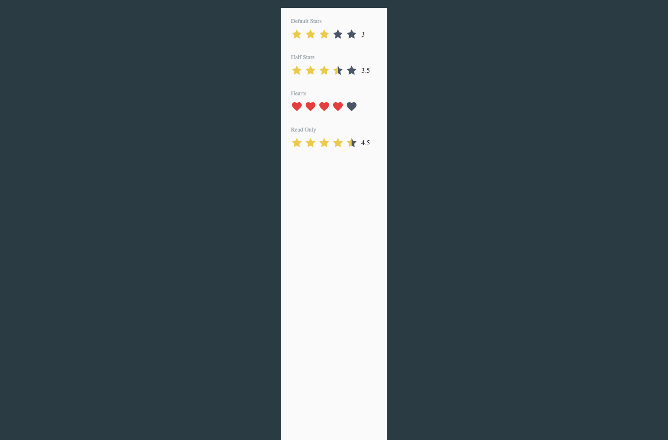 EquaRating light theme
