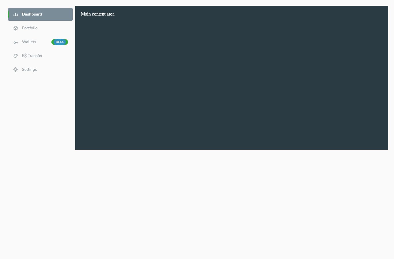 EquaSidebar light theme