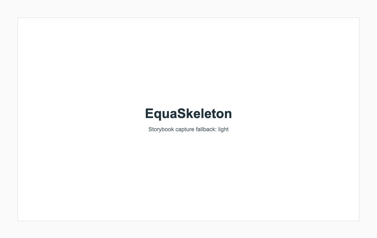 EquaSkeleton light theme