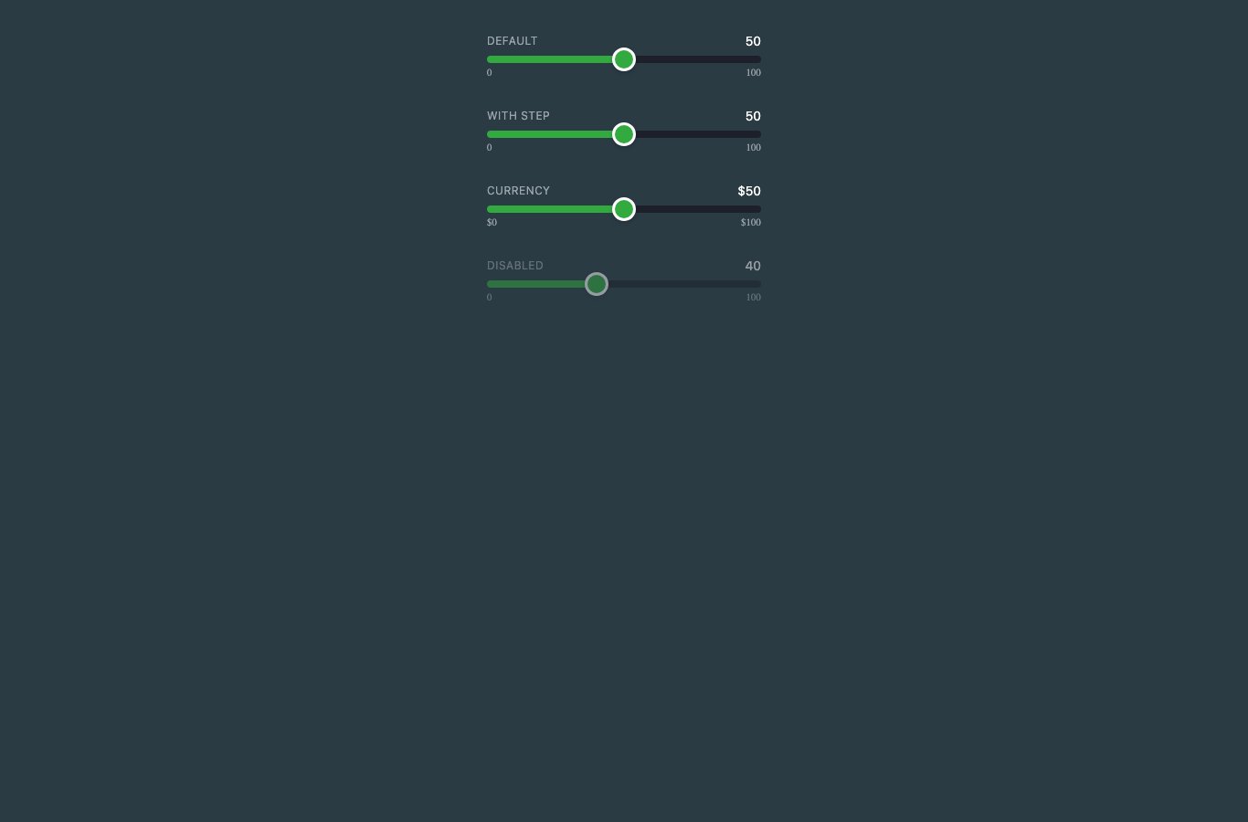 EquaSlider dark theme