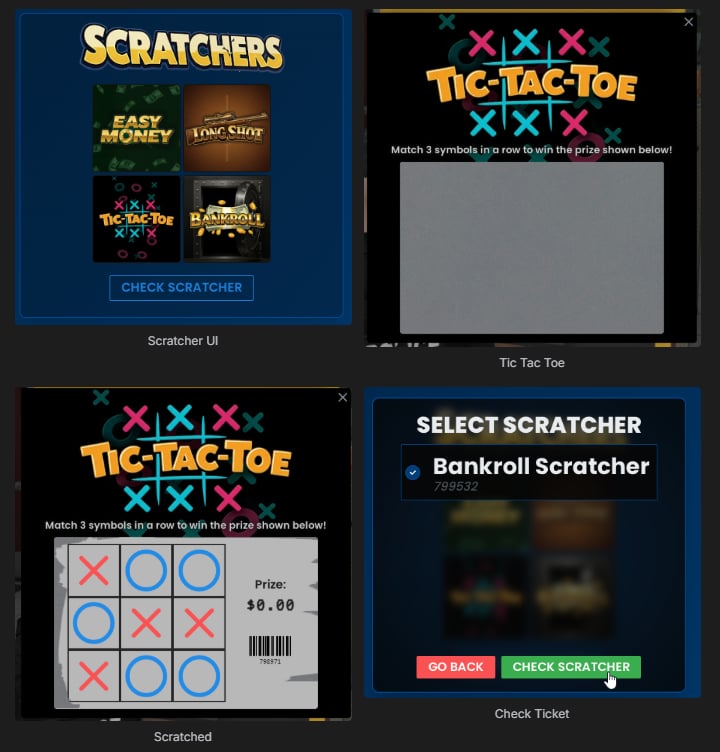 Scratchers Equinox scratch-off lottery ticket