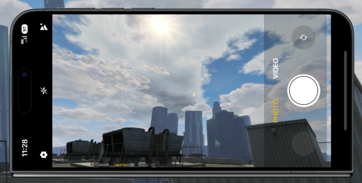 Using the phone camera
