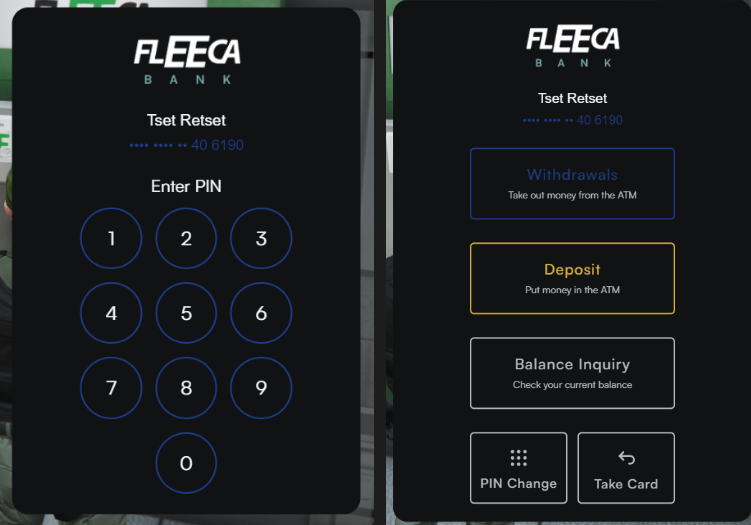 Credit score information in the Equinox banking system